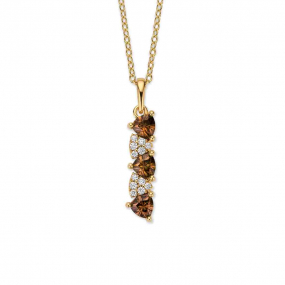 Collier en argent plaqué or jaune - similaire