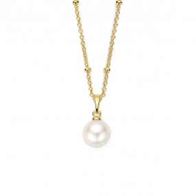 Collier en argent plaqué or jaune + similaire