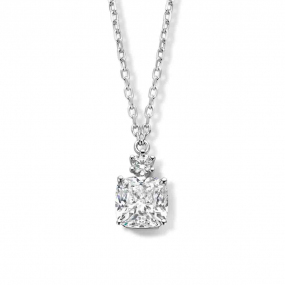 Collier en argent serti de zirconium Naiomy Silver