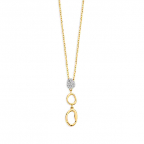 Collier en plaqué or jaune  - Oxydes - similaire