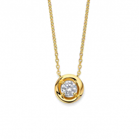 Collier en plaqué or jaune  - Oxydes - similaire