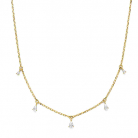 Collier en plaqu� or jaune  - Oxydes - similaire