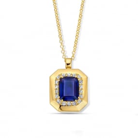 Collier Lolite et diamants