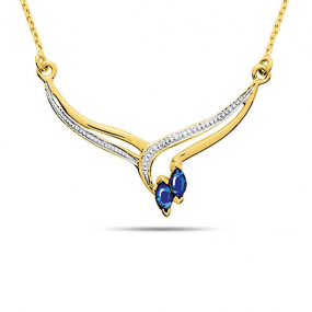 Collier Saphir