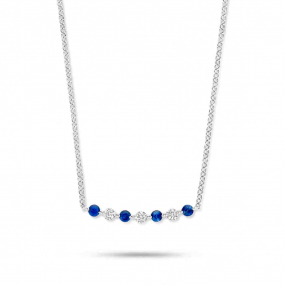 Collier Saphir et diamants One More
