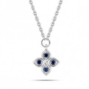 Collier Saphir et diamant