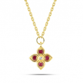 Collier Saphir et diamant