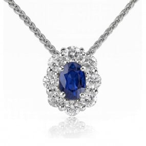 Collier Saphir et diamants