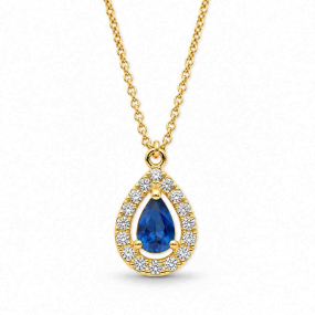Collier Saphir et Diamants