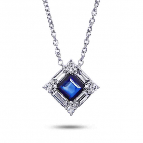 Collier Saphirs et Diamants