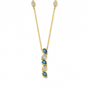 Collier Saphirs et diamants