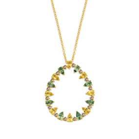 Collier Saphirss et Diamants