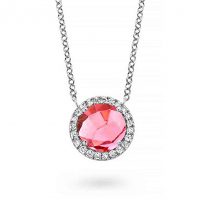 Collier Tourmaline diamant 0.09 ct One More Etna 050659RA
