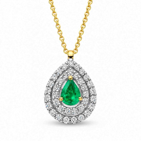 Colliers Emeraude et Diamants