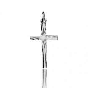 Croix scintillante finition cisele