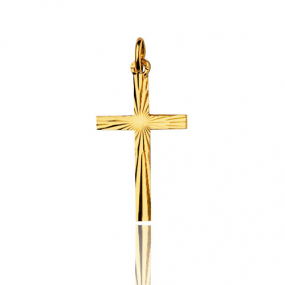 Croix scintillante finition cisele