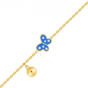 Bracelet bb Papillon et boule