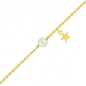 Bracelet bb Perle et toile