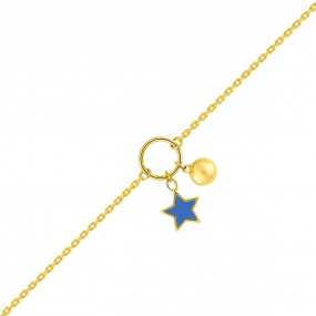 Bracelet bb toile et boule 