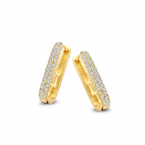 Croles carres en plaqu or + OZ en complment