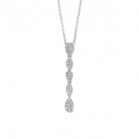 Collier Argent oxyde de Zirconium - similaire