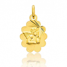 M�daille bapt�me gar�on Soleil