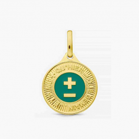 M�daille d'Amour - L'El�gante - Emeraude