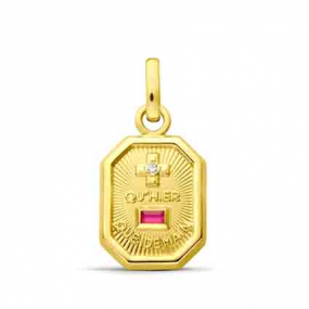 M�daille d'Amour L'Exclusive - Pierre rouge