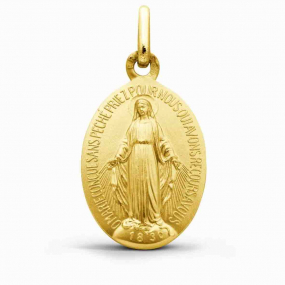 Mdaille Miraculeuse Augis ovale