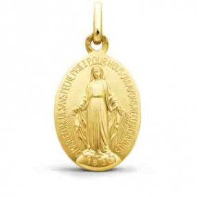 Mdaille Miraculeuse ovale