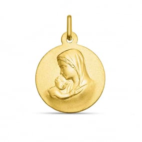 Mdaille Vierge  l'enfant en rduction