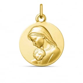 Mdaille Vierge  l'enfant en rduction