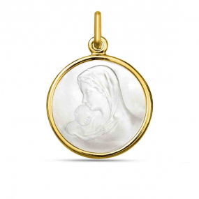 Mdaille Vierge  l'enfant similaire