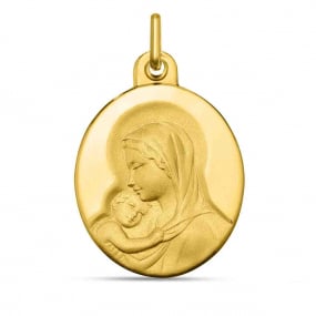 Mdaille Vierge  l'enfant similaire