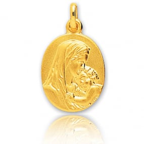 Mdaille Vierge  l'enfant similaire