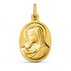 Mdaille Vierge  l'enfant en rduction