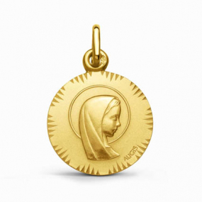 Mdaille Vierge Jeune aurole