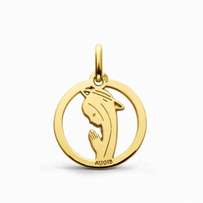 M�daille Vierge Priante ajour�e Augis