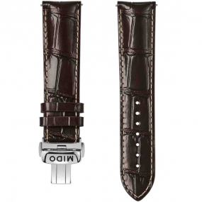 Bracelet cuir marron 22mm similaire