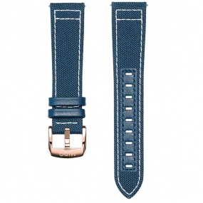 Bracelet tissu bleu 21mm  similaire