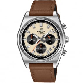 Montre Casio Edifice - Chronographe Sport - CUIR 