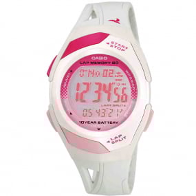 Montre Casio Timeless - Sports - Blanc & Rose