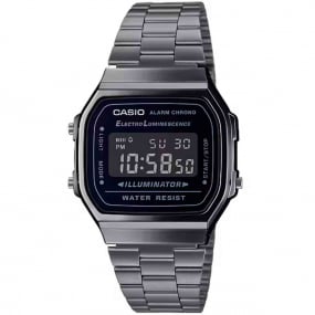 Montre Casio Vintage - Srie Iconic - Gris Fonc