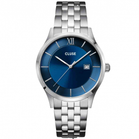 Cluse 3-Hand Watch, Blue,