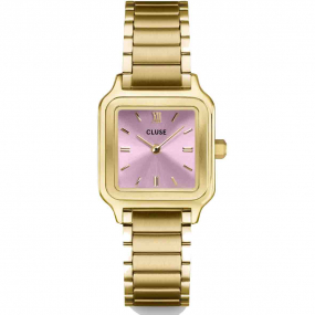 Montre Cluse Gracieuse Watch Steel -  Mauve Pink - Gold Colour 