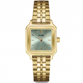 Montre Cluse Gracieuse Watch Steel -  Sage Green - Gold Colour 