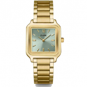 Montre Cluse Gracieuse Watch Steel - Sage Green - Gold Colour 