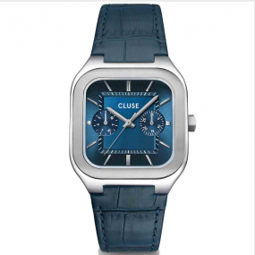 Montre Cluse Quadrus Multifunction Watch Leather
