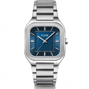 Montre Cluse Quadrus Steel - Blue - Silver Colour