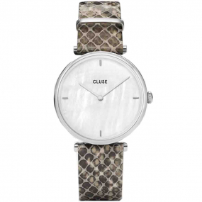 Cluse Leather Grey